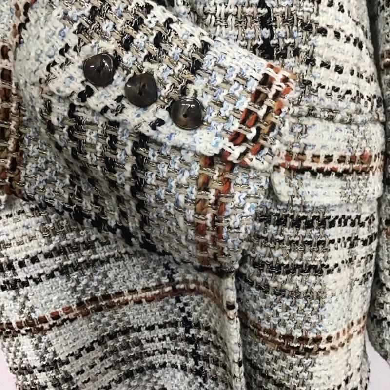 ザラ ZARA ジャケット、上着 ジャケット、ブレザー L チェック マルチカラー / マルチカラー / レディース USED 古着 中古 10110274
