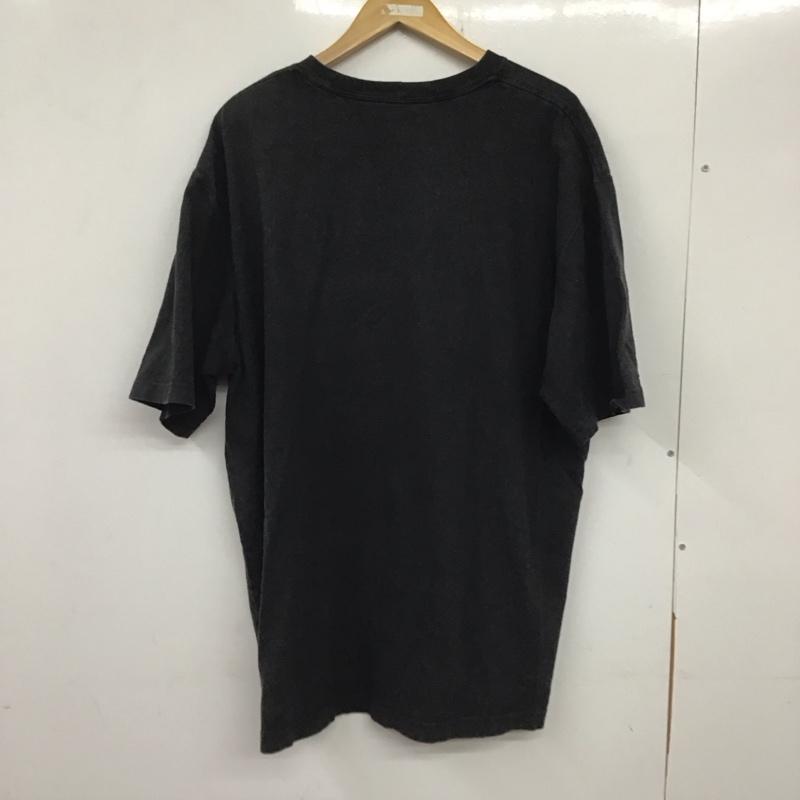 カーハート Carhartt Tシャツ 半袖 半袖カットソー プリントTシャツ クルーネックカットソー L ロゴ、文字 黒 / ブラック / メンズ USED 古着 中古 10137076
