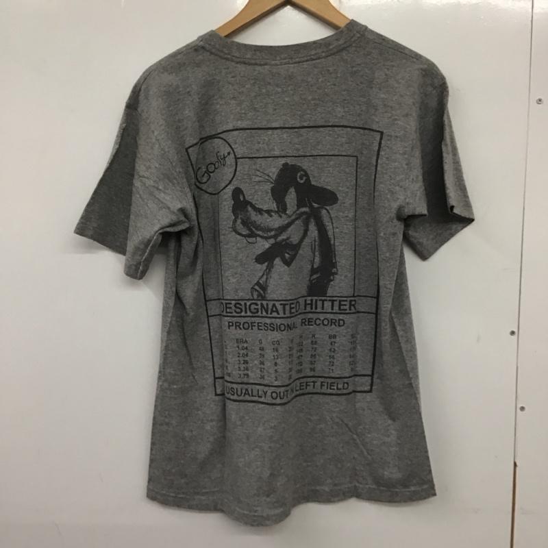 ディズニー Disney Tシャツ 半袖 半袖カットソー プリントTシャツ クルーネックカットソー プリント 灰 / グレー / メンズ USED 古着 中古 10136730