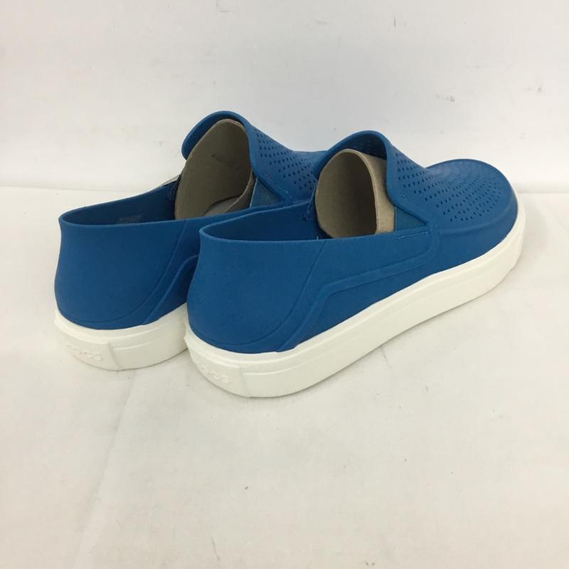 クロックス crocs スリッポン スリッポン 202363-4gp 28.0cm 無地 青 / ブルー / メンズ USED 古着 中古 10125467