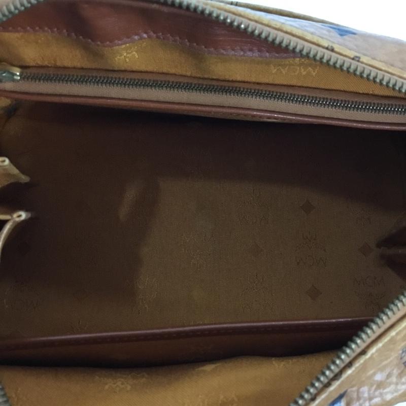 エムシーエム MCM ハンドバッグ ハンドバッグ ミニボストン 総柄 茶 / ブラウン / レディース USED 古着 中古 10129103