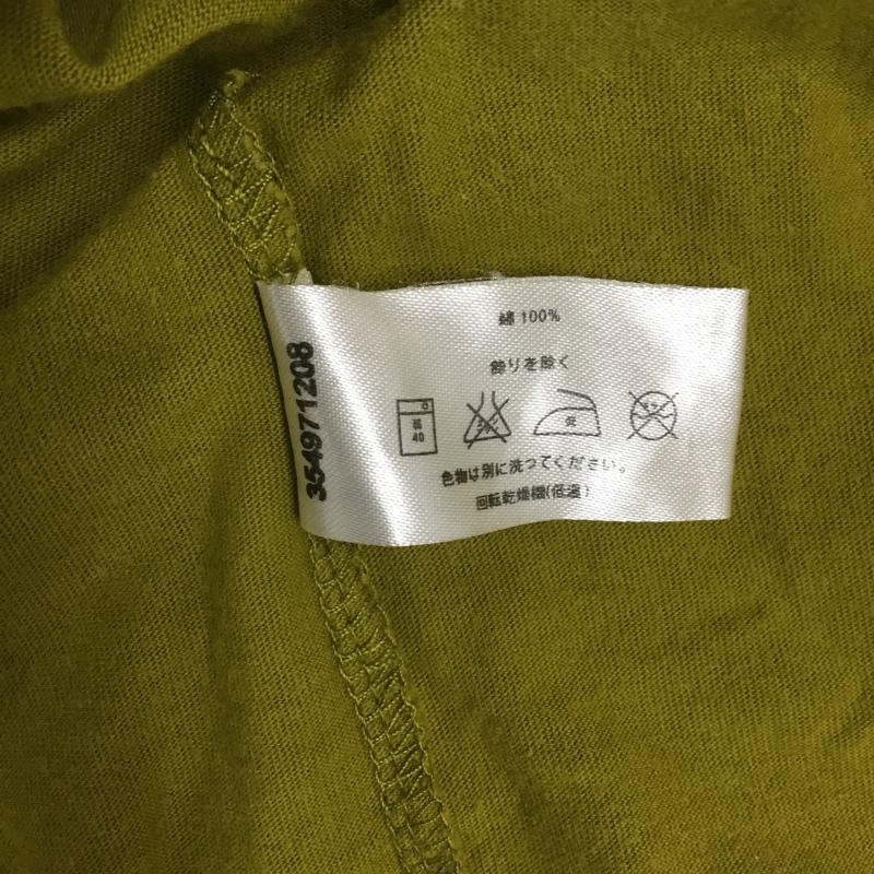 アークテリクス ARC TERYX Tシャツ 半袖 半袖カットソー プリントTシャツ クルーネックカットソー ロゴ、文字 黄緑 / イエローグリーン / メンズ USED 古着 中古 10122942