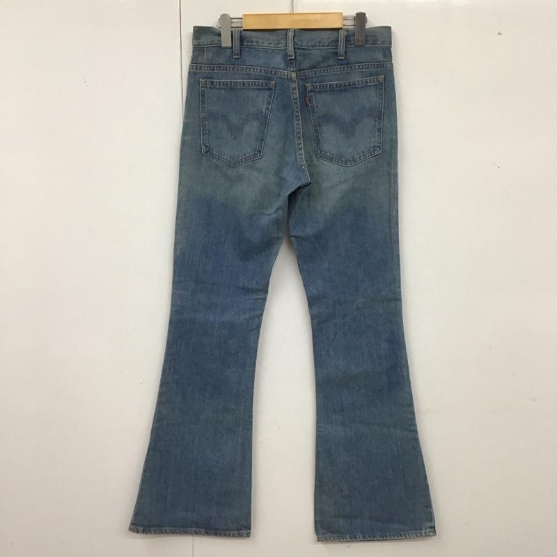 リーバイス Levi s パンツ デニム、ジーンズ デニムパンツ フレアパンツ カジュアルパンツ スリムパンツ 32インチ 無地 インディゴ / インディゴ /  メンズ USED 古着 中古 10123767