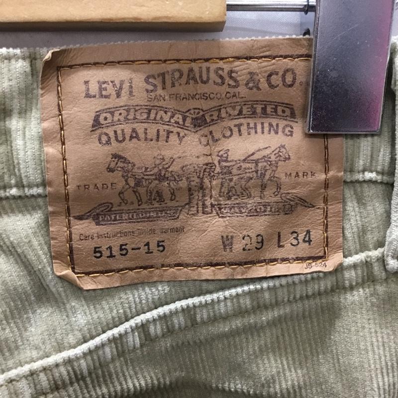 リーバイス Levi s ボトムス ボトムス 515-15 コーデュロイパンツ W29 L34 29インチ 無地 ベージュ / ベージュ / メンズ USED 古着 中古 10118983