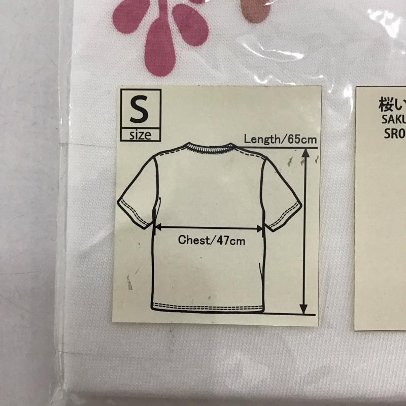 豊天商店 ぶーでんしょうてん Tシャツ 半袖 桜いっぱい キャラT サンリオ キティちゃん S プリント X キャラクター 白 / ホワイト / レディース USED 古着 中古 10127500