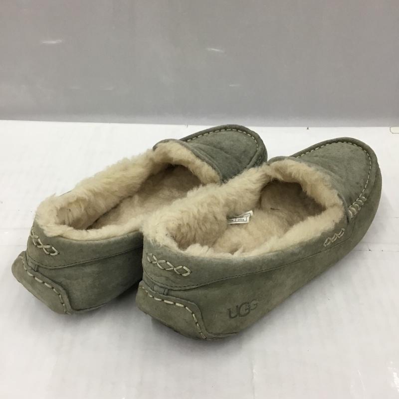 アグ UGG スリッポン スリッポン 3312 Ansley アンスレー モカシン 25cm 箱有 25.0cm 無地 灰 / グレー / レディース USED 古着 中古 10105967