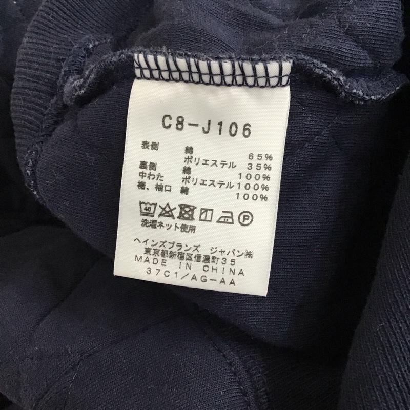 チャンピオン Champion パーカー 長袖 長袖パーカー フード付きパーカー プリントスウェット キルティング S ロゴ、文字 紺 / ネイビー / レディース USED 古着 中古 10117828