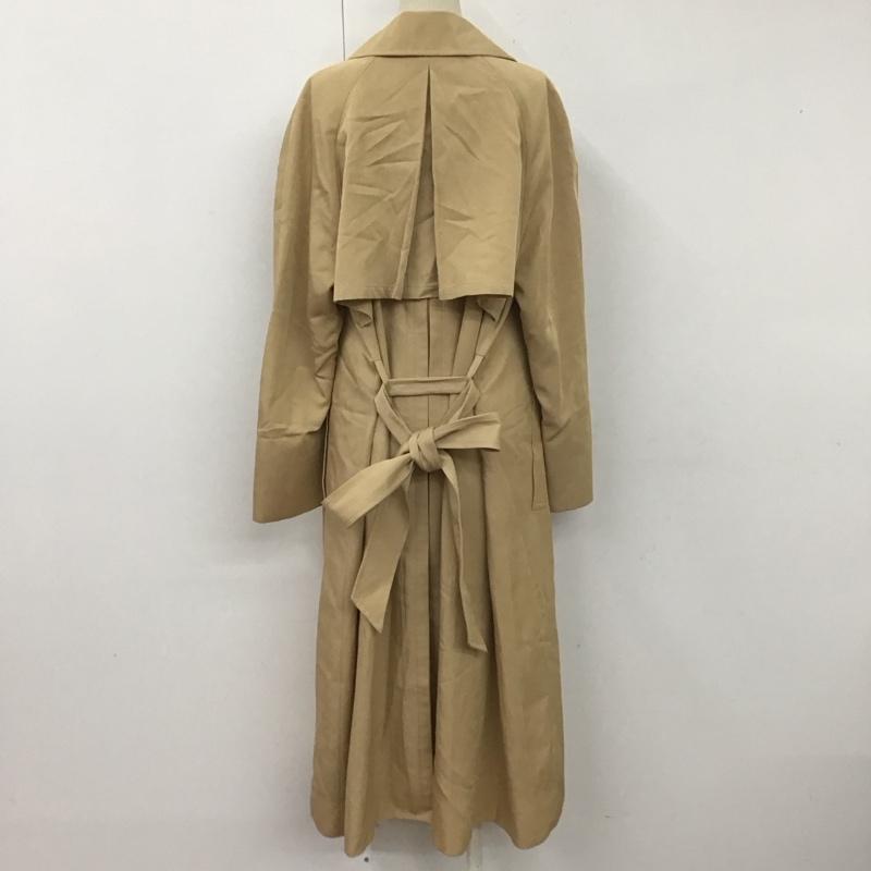 ユナイテッドアローズグリーンレーベルリラクシング UNITED ARROWS green label relaxing コート コート一般 3625-144-0983 トレンチコート ロングコート アウター 36 無地 ベージュ / ベージュ / レディース USED 古着 中古 10113050