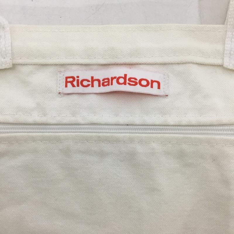 リチャードソン RICHARDSON トートバッグ トートバッグ RIX-10010-A MAGAZINE TOTE コットン ロゴ、文字 白 / ホワイト / メンズ USED 古着 中古 10131206