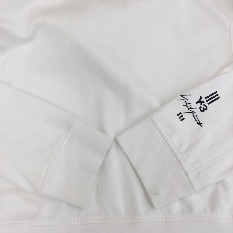 ワイスリー Y-3 パーカー 長袖 adidas DY7250 XL 無地 白 / ホワイト / メンズ USED 古着 中古 10134387