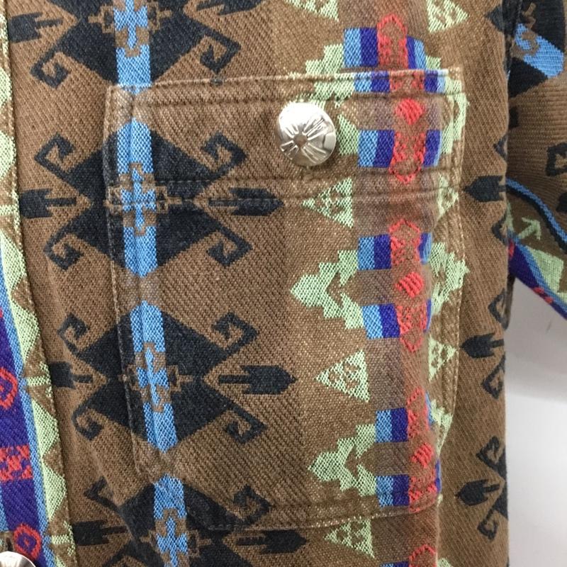 インディアンモトサイクル Indian Motocycle シャツ、ブラウス 半袖 半袖シャツ カラーシャツ 半袖カットソー インディアンシャツ S プリント マルチカラー / マルチカラー /  メンズ USED 古着 中古 10110045