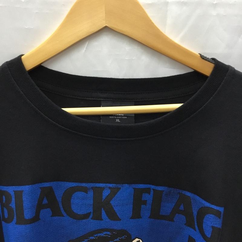 古着 USED Tシャツ 半袖 半袖カットソー プリントTシャツ クルーネックカットソー バンドTシャツ XL プリント 黒 / ブラック / メンズ USED 古着 中古 10106902