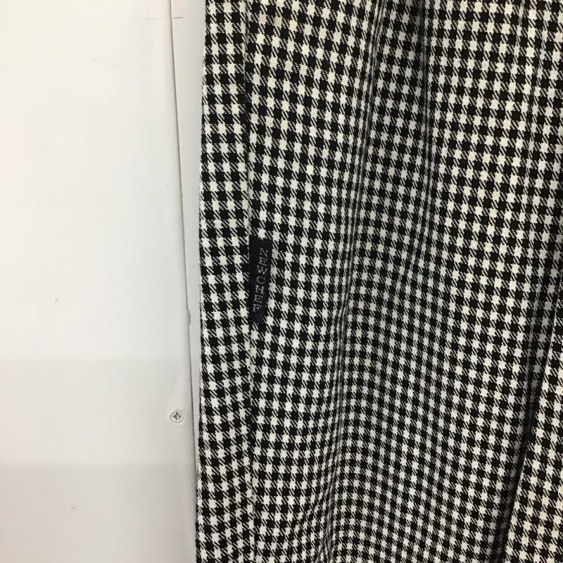 古着 USED パンツ ワークパンツ、ペインターパンツ ギンガムチェックパンツ ワイドパンツ カジュアルパンツ M チェック 白 / ホワイト / X 黒 / ブラック / メンズ USED 古着 中古 10132245