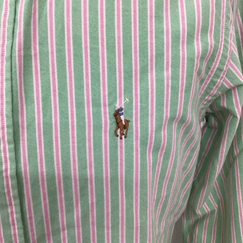 ラルフローレン RALPHLAUREN シャツ、ブラウス 長袖 長袖シャツ カラーシャツ ストライプシャツ 長袖カットソー ボタンダウンシャツ S ストライプ マルチカラー / マルチカラー /  メンズ USED 古着 中古 10109147