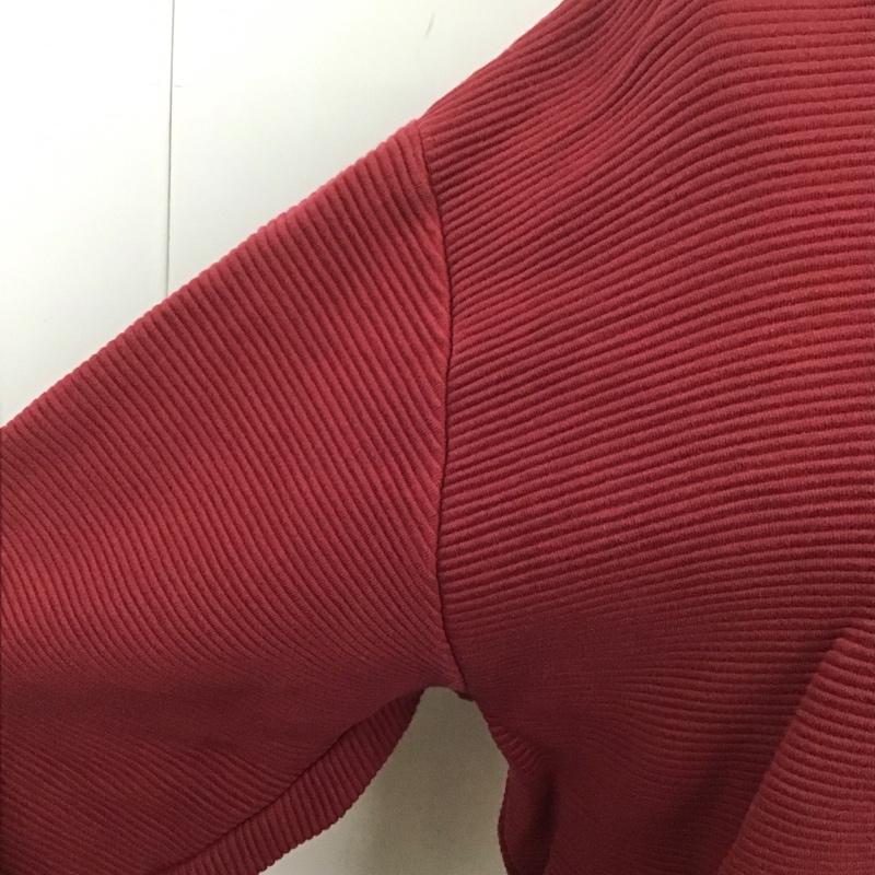 エモダ EMODA トレーナー 長袖 M 無地 えんじ / ワインレッド / レディース USED 古着 中古 10108107