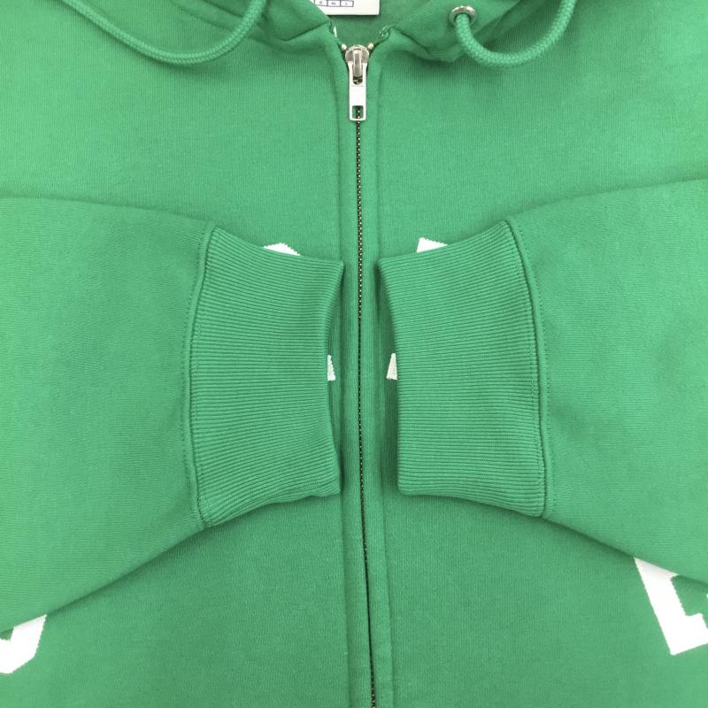 シュプリーム Supreme パーカー 長袖 Champion 24SS Zip Up Hooded Sweatshirt ジップパーカー L ロゴ、文字 緑 / グリーン / メンズ USED 古着 中古 10136776