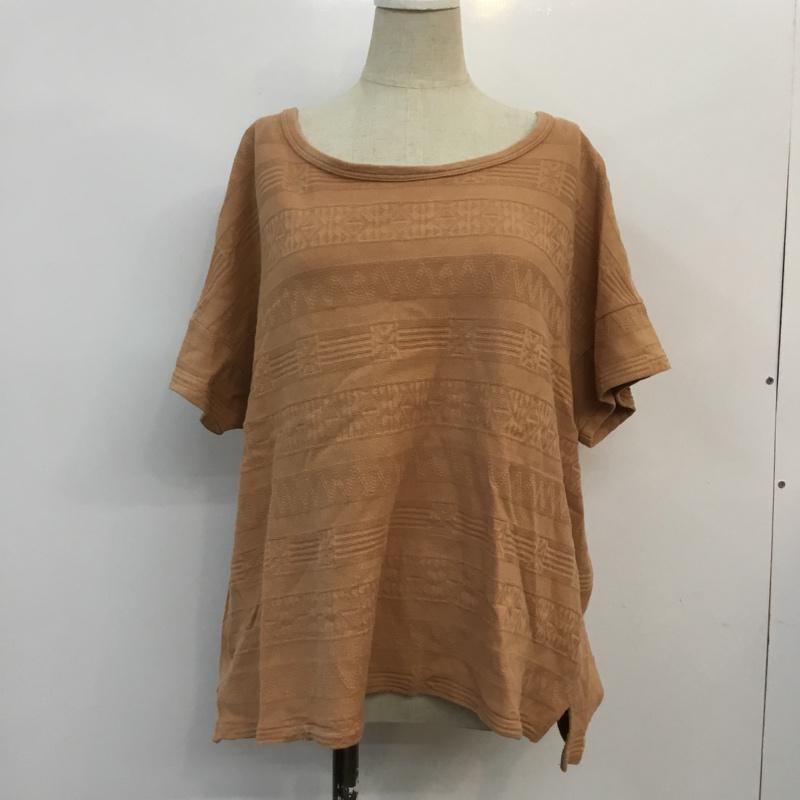 ロンハーマン Ron Herman カットソー 半袖 クルーネック プルオーバー S ネイティブ柄 橙 / オレンジ /  レディース USED 古着 中古 10049168