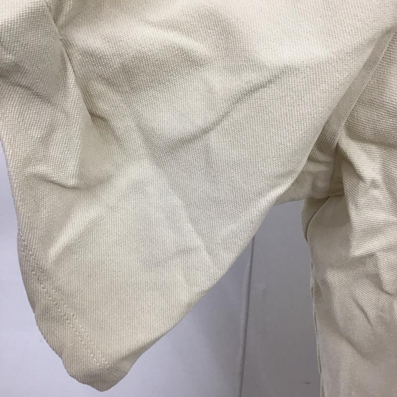 ミラオーウェン Mila Owen カットソー 半袖 09WCT202227 袖折り返しビックTシャツ オーバーサイズ 無地 アイボリー / アイボリー / レディース USED 古着 中古 10112191