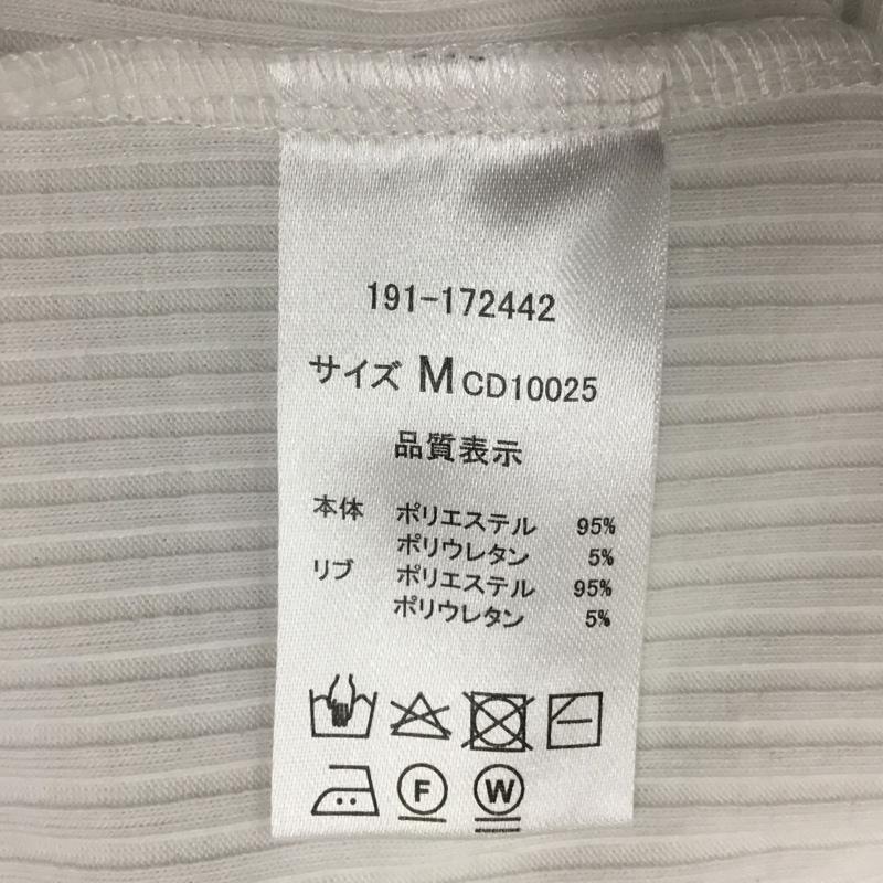 イング INGNI カットソー 半袖 半袖カットソー プリントTシャツ クルーネックカットソー フリル M 無地 白 / ホワイト / X 赤 / レッド / レディース USED 古着 中古 10113308