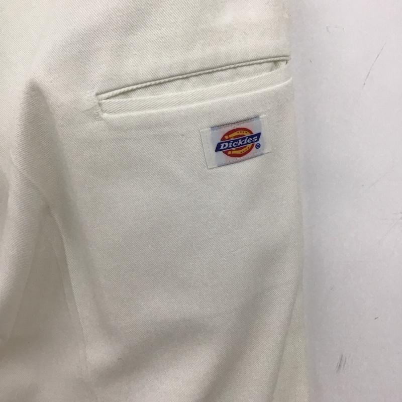 ディッキーズ Dickies パンツ ワークパンツ、ペインターパンツ ワークパンツ ワイドパンツ カジュアルパンツ 90s 00s ダブルニー 32インチ ロゴ、文字 白 / ホワイト / メンズ USED 古着 中古 10138731