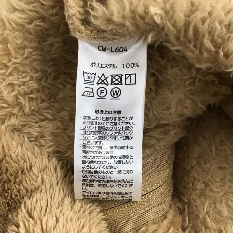 チャンピオン Campion パーカー 長袖 CW-L604 ジップフードフリースジャケット L 無地 ベージュ / ベージュ / レディース USED 古着 中古 10137417