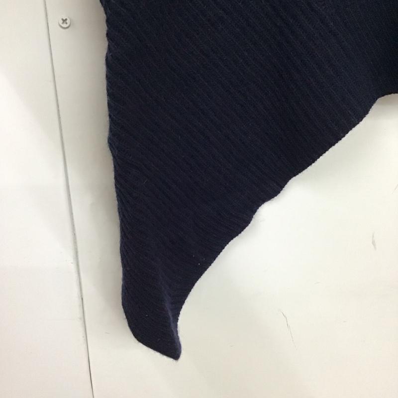 ユナイテッドアローズグリーンレーベルリラクシング UNITED ARROWS green label relaxing ニット、セーター 長袖 長袖ニットカットソー ニット セーター クルーネックニット 無地 紺 / ネイビー / レディース USED 古着 中古 10117890