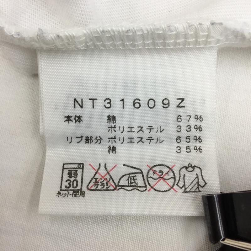 ザノースフェイス THE NORTH FACE Tシャツ 半袖 NT31609Z BIGロゴTシャツ S ロゴ、文字 白 / ホワイト / X 黒 / ブラック / レディース USED 古着 中古 10130850