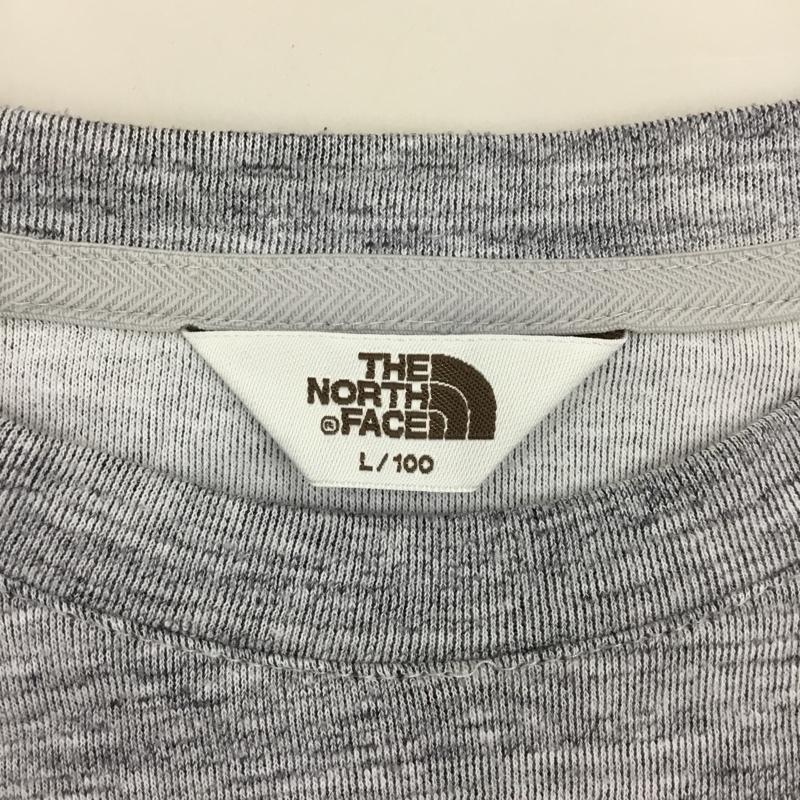 ザノースフェイス THE NORTH FACE トレーナー 長袖 NM5MI56K カットソー L ロゴ、文字 灰 / グレー / メンズ USED 古着 中古 10111405