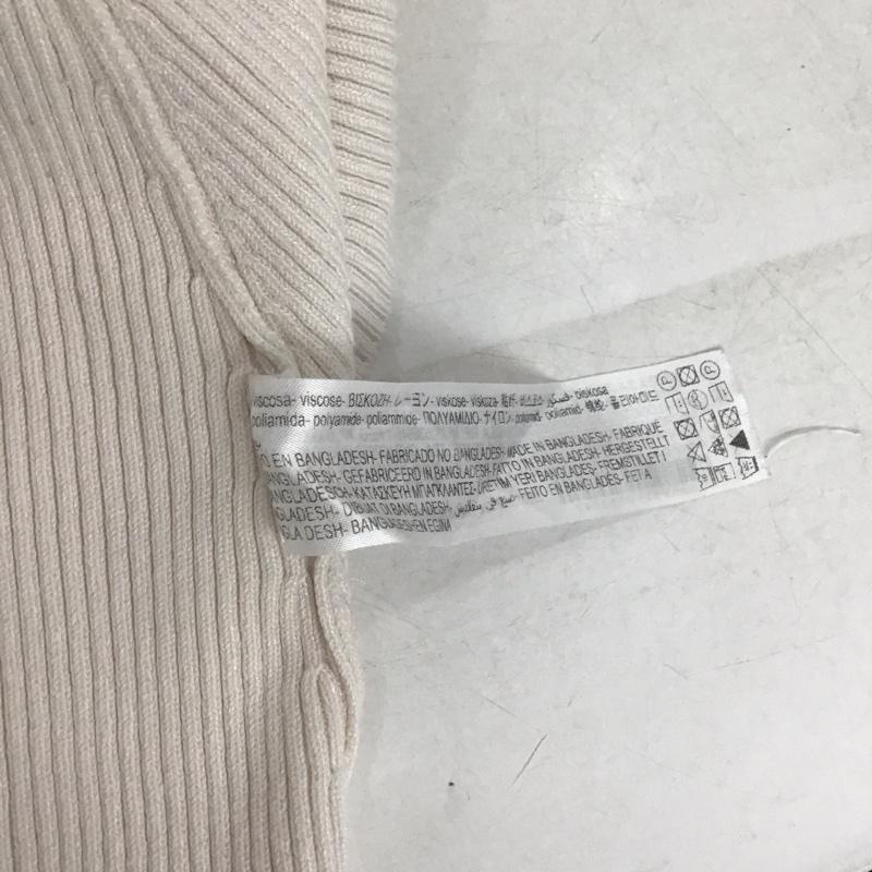 ザラ ZARA ワンピース ひざ丈スカート L 無地 オフホワイト / オフホワイト / レディース USED 古着 中古 10147005