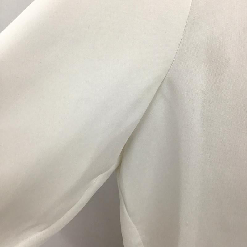 ザラベーシック ZARA BASIC シャツ、ブラウス 長袖 プルオーバー Vネック M 無地 白 / ホワイト / レディース USED 古着 中古 10113462