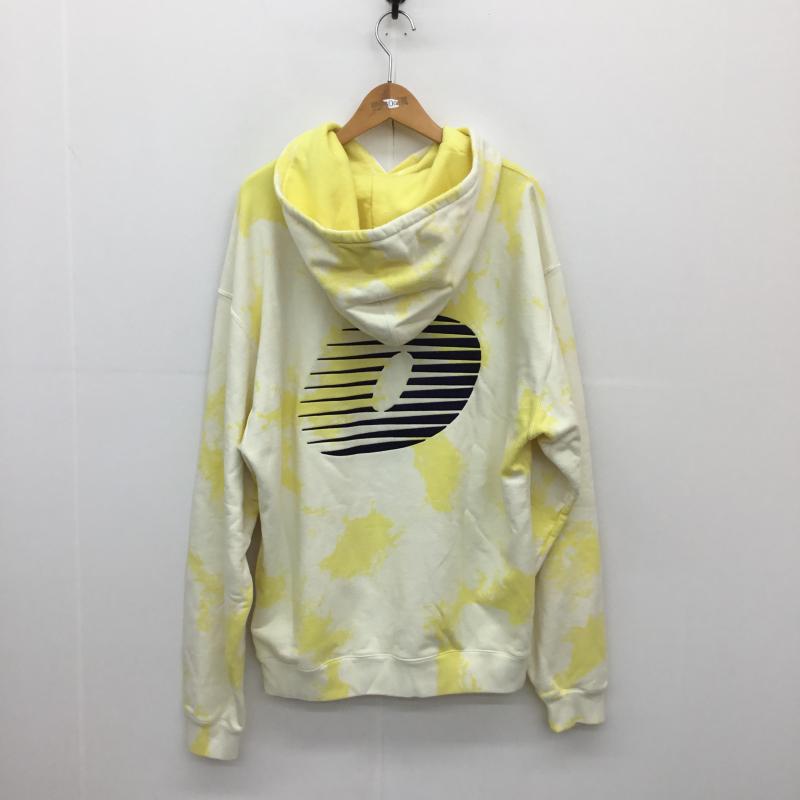 オーエーエムシー OAMC パーカー 長袖 OAMC SPEED CLOUD HOODIE 23E28OAJ36COT00870 L 総柄 X ロゴ、文字 X 刺繍 黄 / イエロー /  メンズ USED 古着 中古 10128705