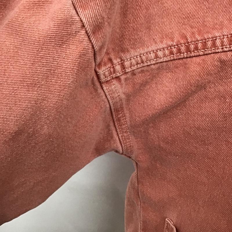 ザラ ZARA ジャケット、上着 ジャケット、ブレザー デニムジャケット カラージャケット 長袖ジャケット ブルゾン M 無地 桃 / ピンク / レディース USED 古着 中古 10123733