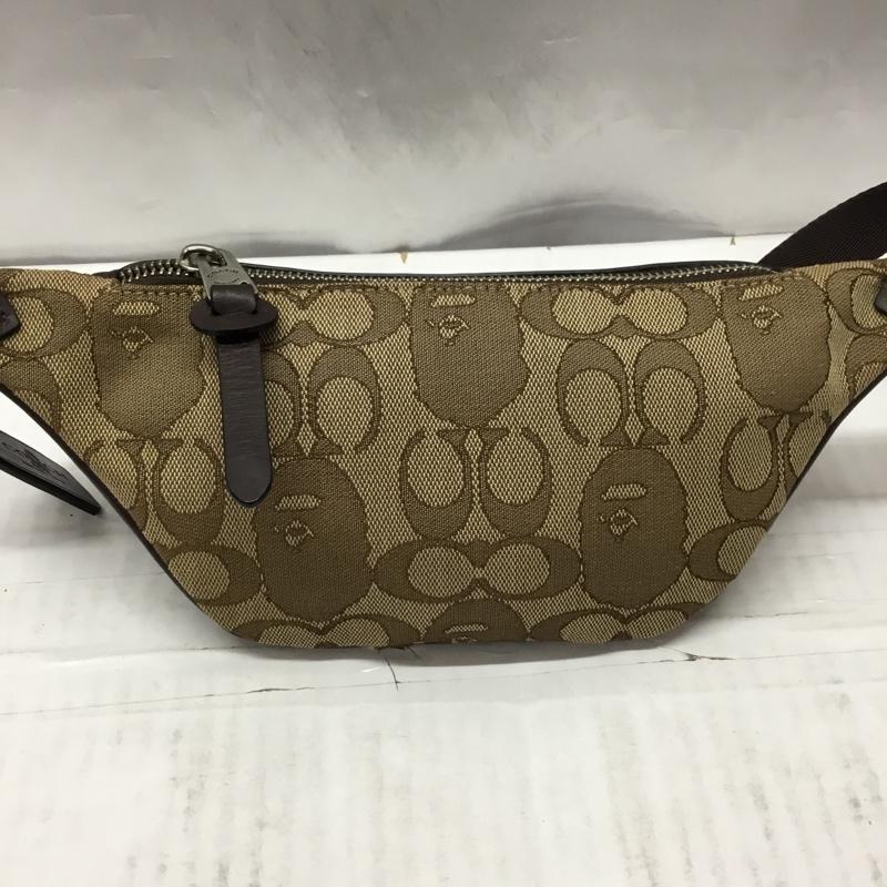 アベイシングエイプ A BATHING APE ウエストバッグ ウエストバッグ 88832 RIVINGTON BELT BAG 総柄 ベージュ / ベージュ / X 茶 / ブラウン / メンズ USED 古着 中古 10108858