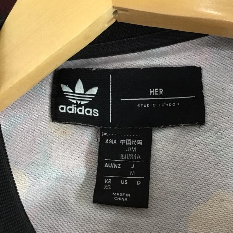アディダス adidas カットソー 長袖 gc6836 WCREWSWEATER(floral) 長袖カットソー クルーネックカットソー プリントカットソー M ロゴ、文字 マルチカラー / マルチカラー /  レディース USED 古着 中古 10109162