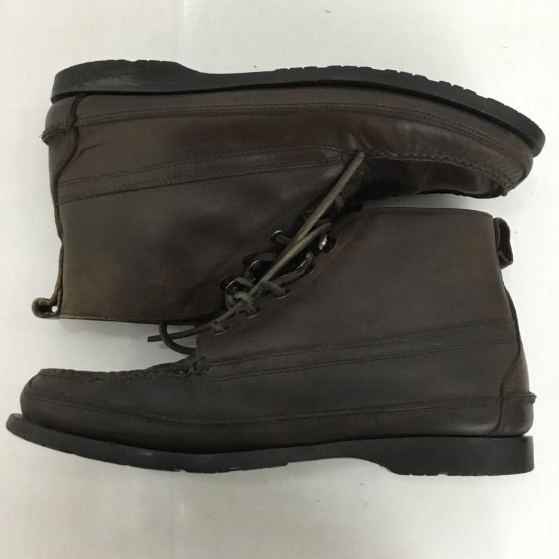 古着 USED ブーツ ショートブーツ NUNN BUSH レザー レースアップ 無地 茶 / ブラウン / メンズ USED 古着 中古 10125090