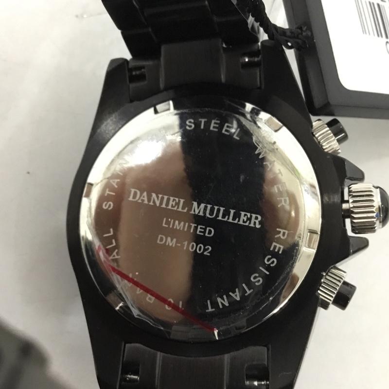 古着 USED 腕時計 アナログ(クォーツ式) DANIEL MULLER DM-1002 ロゴ、文字 黒 / ブラック / メンズ USED 古着 中古 10129442