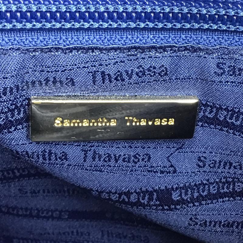 サマンサタバサ Samantha Thavasa ショルダーバッグ ショルダーバッグ 2WAY ロゴ、文字 青 / ブルー / レディース USED 古着 中古 10137579