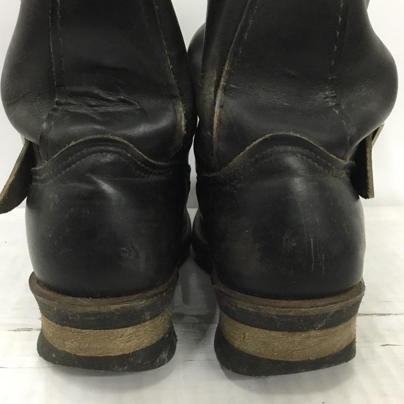 レッドウィング RED WING ブーツ エンジニアブーツ 2268 ENGINEER BOOTS ワークブーツ レザー 5D 無地 黒 / ブラック / メンズ USED 古着 中古 10124003