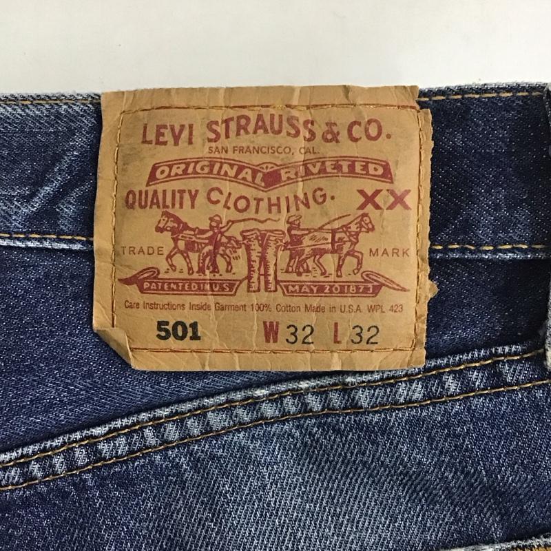 リーバイストラウスアンドコー Levi Strauss & co. パンツ デニム、ジーンズ デニムパンツ スリムパンツ ジーンズ 32インチ 無地 インディゴ / インディゴ /  メンズ USED 古着 中古 10124721