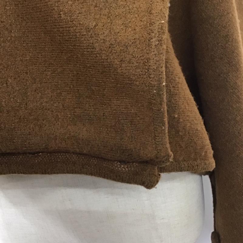 ザラ ZARA ニット、セーター 長袖 9598 152 700 タートルネック M 無地 茶 / ブラウン /  レディース USED 古着 中古 10112031