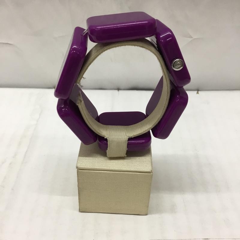 ニクソン NIXON 腕時計 アナログ(クォーツ式) THE MISTY ブレスレット 箱有 ロゴ、文字 紫 / パープル / レディース USED 古着 中古 10113820