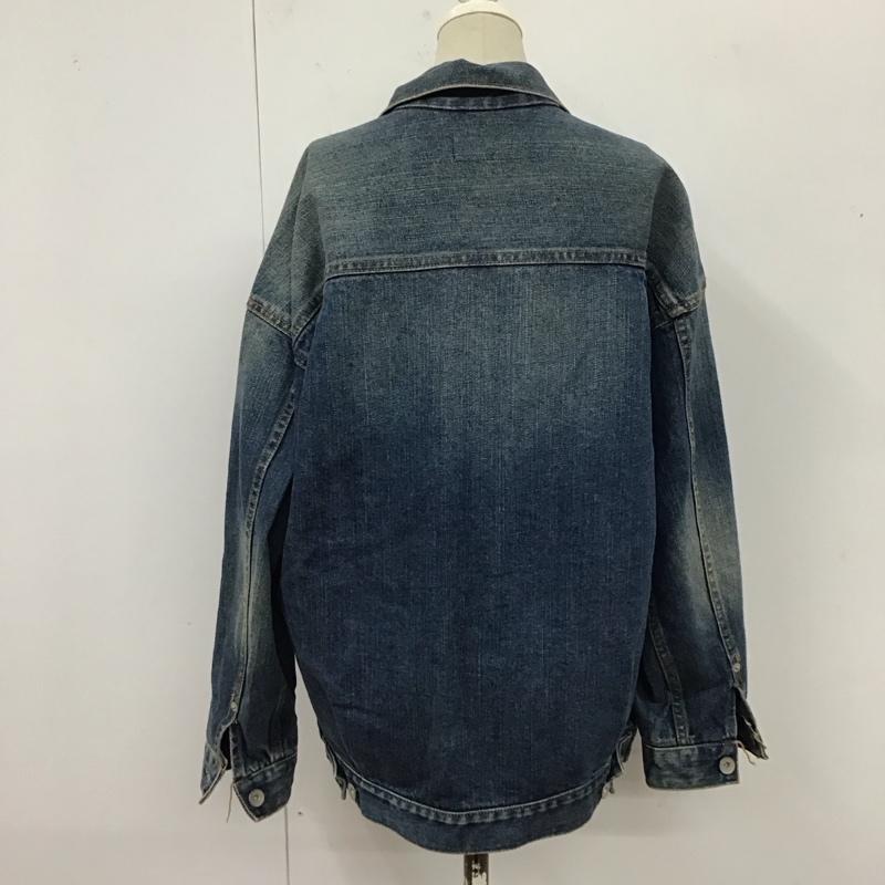 ジーナシス JEANASIS ジャケット、上着 ジャケット、ブレザー js150753ad Gジャン FREE 無地 インディゴ / インディゴ / レディース USED 古着 中古 10120284