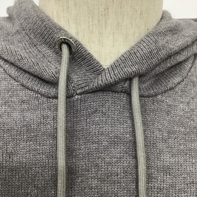 アミ ami ニット、セーター 長袖 XL 無地 灰 / グレー / メンズ USED 古着 中古 10108167