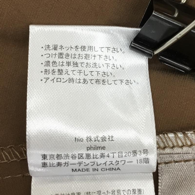 ユーズドクロージング used clothes シャツ、ブラウス 長袖 philme フィルム FREE 無地 茶 / ブラウン / レディース USED 古着 中古 10134388