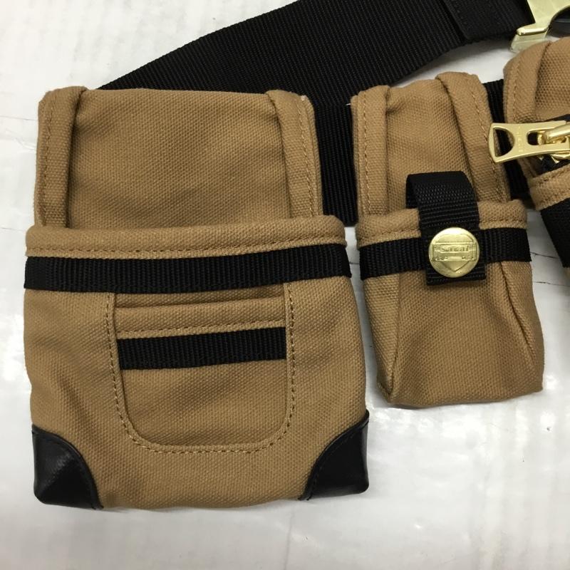 サカイ Sacai ウエストバッグ ウエストバッグ 23-0559S Carhartt WIP Pocket Bag AW23 ロゴ、文字 ベージュ / ベージュ / X 黒 / ブラック / メンズ USED 古着 中古 10120565