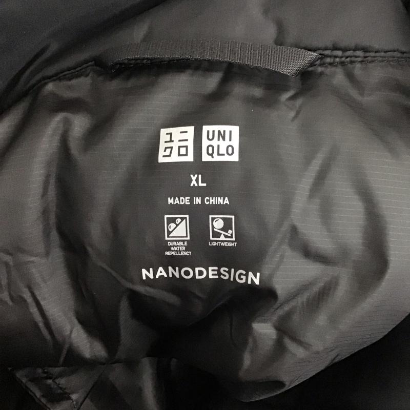 ユニクロ UNIQLO ジャケット、上着 ジャンパー、ブルゾン 211-461276 パウダーソフトダウンジャケット ジップアップジャケット アウター XL 無地 黒 / ブラック / レディース USED 古着 中古 10110223