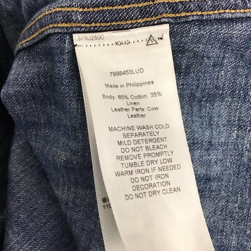 ダブルアールエル ラルフローレン RRL RALPH LAUREN ワンピース ひざ丈スカート 1 無地 水色 / ライトブルー / レディース USED 古着 中古 10148430