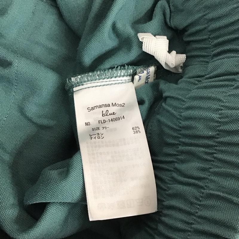 サマンサモスモスブルー Samansa Mos2 blue パンツ スラックス FREE 無地 水色 / ライトブルー / レディース USED 古着 中古 10129811