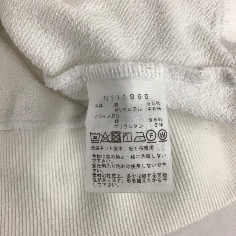 ザノースフェイス THE NORTH FACE パーカー 長袖 nt11965 長袖パーカー プルオーバー スウェットパーカー L ロゴ、文字 白 / ホワイト /  メンズ USED 古着 中古 10129847