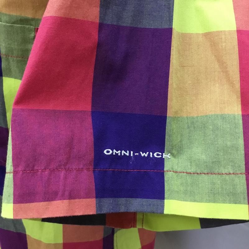 コロンビア Columbia シャツ、ブラウス 半袖 半袖シャツ カラーシャツ 半袖カットソー チェックシャツ M チェック マルチカラー / マルチカラー /  メンズ USED 古着 中古 10109002